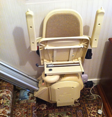 stairlift folded in Bradford